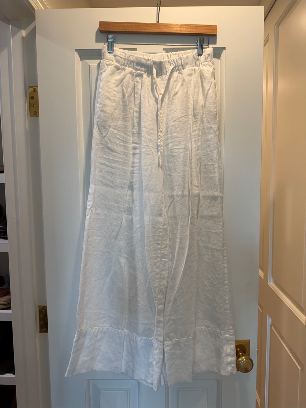 Zara linen palazzo pants like new